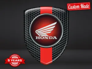 Honda Etiquetas Negocio Carreras Premium Diseño Estilizado